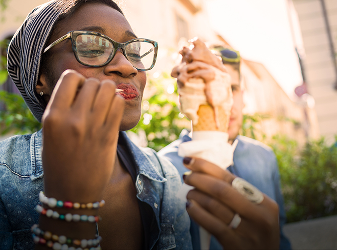 Image: Patient Eating Ice Cream image-patient-eating-ice-cream